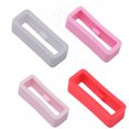 thumbnail image 1 of Silicone Rubber Keeper Holder Loop Watch Band Rings Color Combination Retainer 16 18 20 22 24 26mm Belt Buckle Watch Accessories style 4-4pcs 16mm, 1 of 6