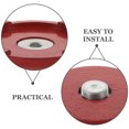 thumbnail image 3 of CATIEBYE 2pcs trailer blocks Jack Wheel Chock Stabilizer Metal Red Dual Pump System for Trailers, 3 of 6