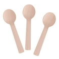 thumbnail image 4 of Ice Cream Spoon,  Long-handle Disposable Wooden Spoon 100PCS  for Kitchen for Dessert Shop, 4 of 8