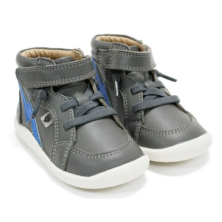 

Old Soles Toddlers Light The Ground Shoes Grey \ Neon Blue 21 EU (5 US) M US