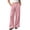 F040-Pink, variant on hengsof Girls Sweatpants Wide Leg Drawstring Straight Elastic High Waist Baggy Pants with Pockets Teen 5-15Y