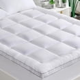 thumbnail image 1 of Cubrecolchón GRT Pillowtop Queen con funda de bambú, 900 g/m², 1 of 7
