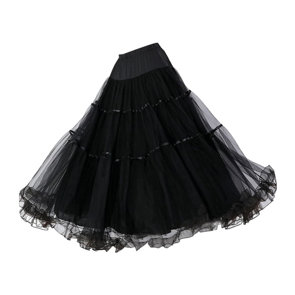 Falda de baile para mujer, ropa para damas, vestido latino clásico para actuación escénica, adultos negro 2