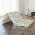 thumbnail image 4 of Floral Foldable Mattress, Doodle Flowers Leafy, 78.7" x 47.2", Multicolor, by Ambesonne, 4 of 4