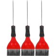 thumbnail image 1 of wonima44 Balacoo 3pcs Pintail Hair Dye : Tail Needle Hair Color Brush Dye Tint Brush Applicator Long Handle dressing Comb for Stylist, 1 of 1