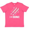 thumbnail image 3 of Inktastic Skier I Love Skiing Youth T-Shirt, 3 of 5