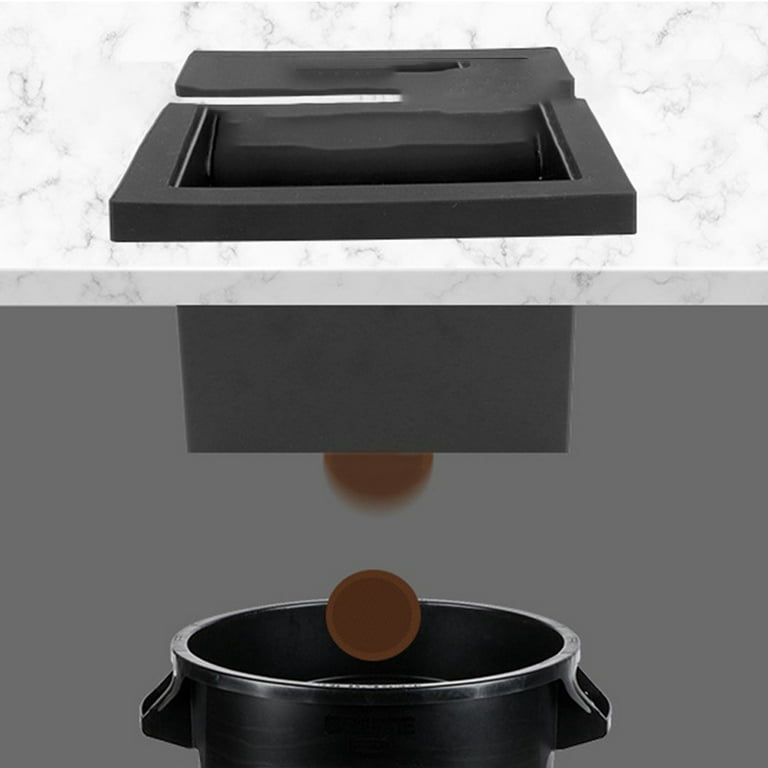 Wiueurtly Sponge for Bathtub Cleaning Barbell Brush Coffee Gounds Box  Stainless Steel Box Built-in Container for Coffee 