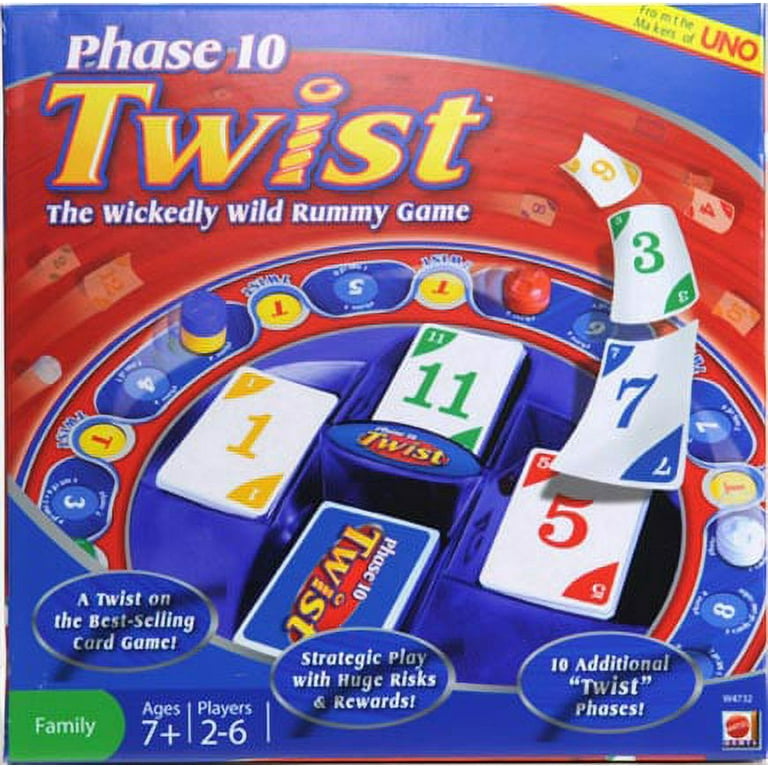 Mattel Phase 10 Twist Card Game