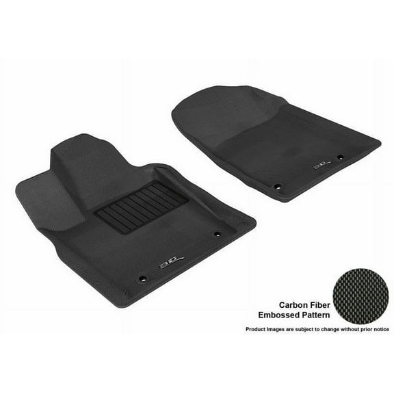 12-23 Durango/13-23 Grand Cherokee 3D MAXpider Front Row Floor Mats - Black