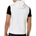 thumbnail image 2 of I.N.C Mens Gold Piping Sweater Vest, White, XX-Large, 2 of 3