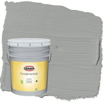 Glidden Fundamentals Stepping Stone / Gray Eggshell Interior Paint, 5 Gallon
