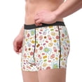 thumbnail image 2 of Pofeuu Dessert Print Men’s Boxer Briefs, Moisture-Wicking Underwear, Regular,Trunk-XX-Large, 2 of 5