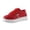 Red, variant on NOKIO Women's 𝖫a𝖼e Up Sneakers Lightweight Non-S𝗅ip Sport Shoes Fashion So𝗅id Color Sneakers Comfortable Casual Athlet𝗂c Shoes with Buckle Decoration for Outdoor Activities