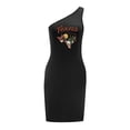 thumbnail image 1 of Vestido con hombros descubiertos para mujer, vestido clásico femenino para calle y playa XL, 1 of 7
