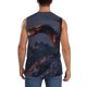 thumbnail image 4 of Fotbe Fire Breathing Dragon Twilight Men's Camiseta sin Mangas Estampada para Hombres, Playera Casual para Gimnasio, Entrenamiento, Playa-Small, 4 of 7