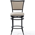 thumbnail image 3 of Crosley Rachel 26" Upholstered Swivel Counter Stool in White, 3 of 10