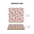 thumbnail image 5 of Xecao Beautiful Butterflies and Hearts for MDF Cork Coaster 4 Pcs,Drink Coasters,Suit for House Warming Gifts New Home ,Coffee Table Decor-Square, 5 of 7
