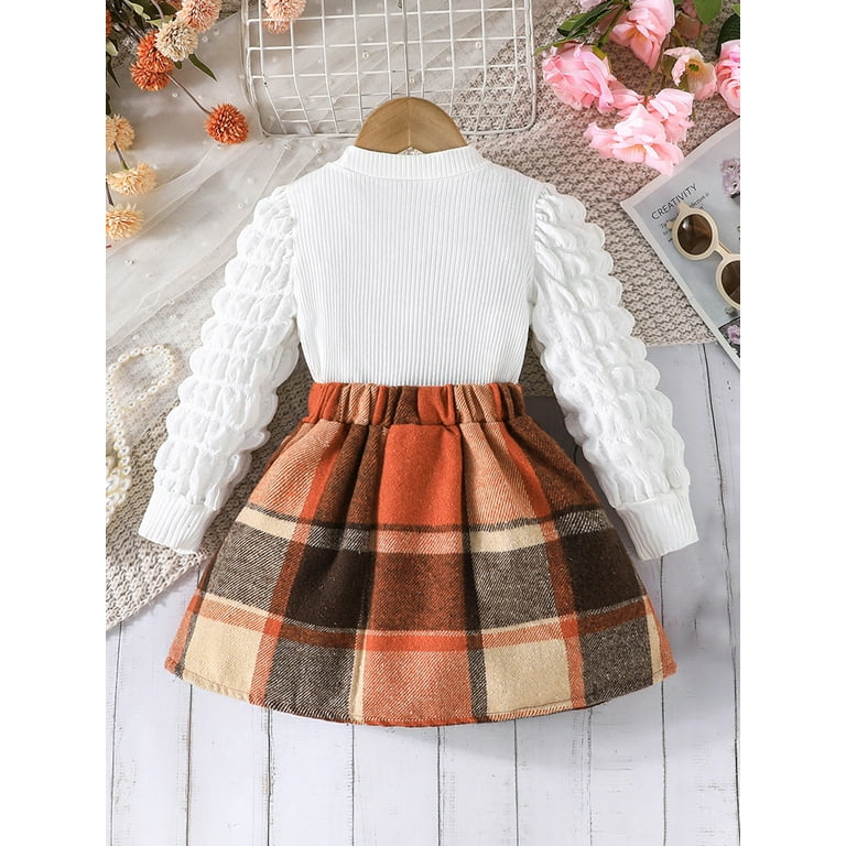Skirt Sets Plaid Mini Skirt 3t 