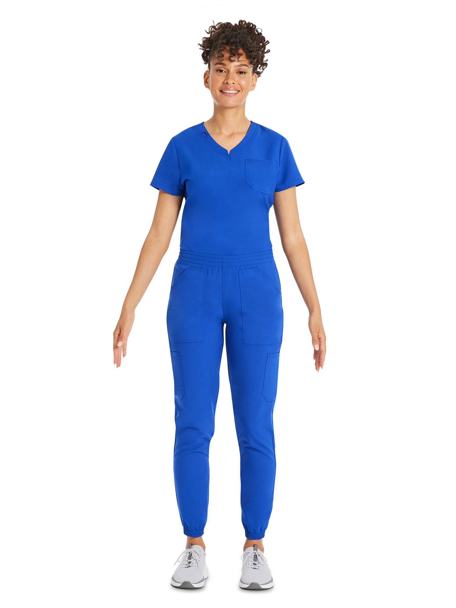 Scrubstar Women's Core Essentials Stretch Pull-On Jogger Cargo Scrub Pants, Sizes XS-3XL