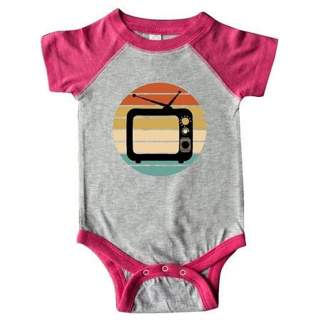 

Inktastic Televison TV Vintage Retro Sunset Gift Baby Boy or Baby Girl Bodysuit
