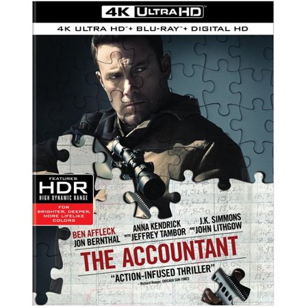 The Accountant (4K Ultra HD + Blu-ray + Digital HD)