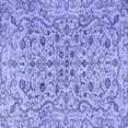 thumbnail image 1 of Ahgly Company Indoor Square Persian Blue Traditional Area Rugs, 7' Square, 1 of 4