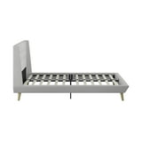 Queer Eye Farnsworth Upholstered Bed with Low Profile Platform Frame ...