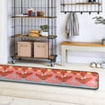 thumbnail image 4 of Happy Valentine Couple Flamingo Romance Quote Background Vector Hallway Runner Rug 2'x6' Kitchen Rug with Rubber Backing Pink Non Slip Entryway RugWashable Soft Area Rug for Hallway Kitchen Decor, 4 of 6
