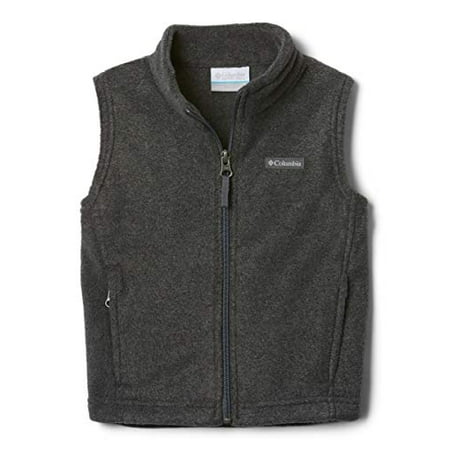 columbia Boys Steens Mountain Fleece Vest charcoal Heather Small Walmart