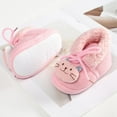 thumbnail image 5 of Unisex Newborn Baby Cotton Booties Non-Slip Sole for Toddler Boys Girls Infant Winter Warm Fleece Cozy Animial Patten Shoes, 5 of 6