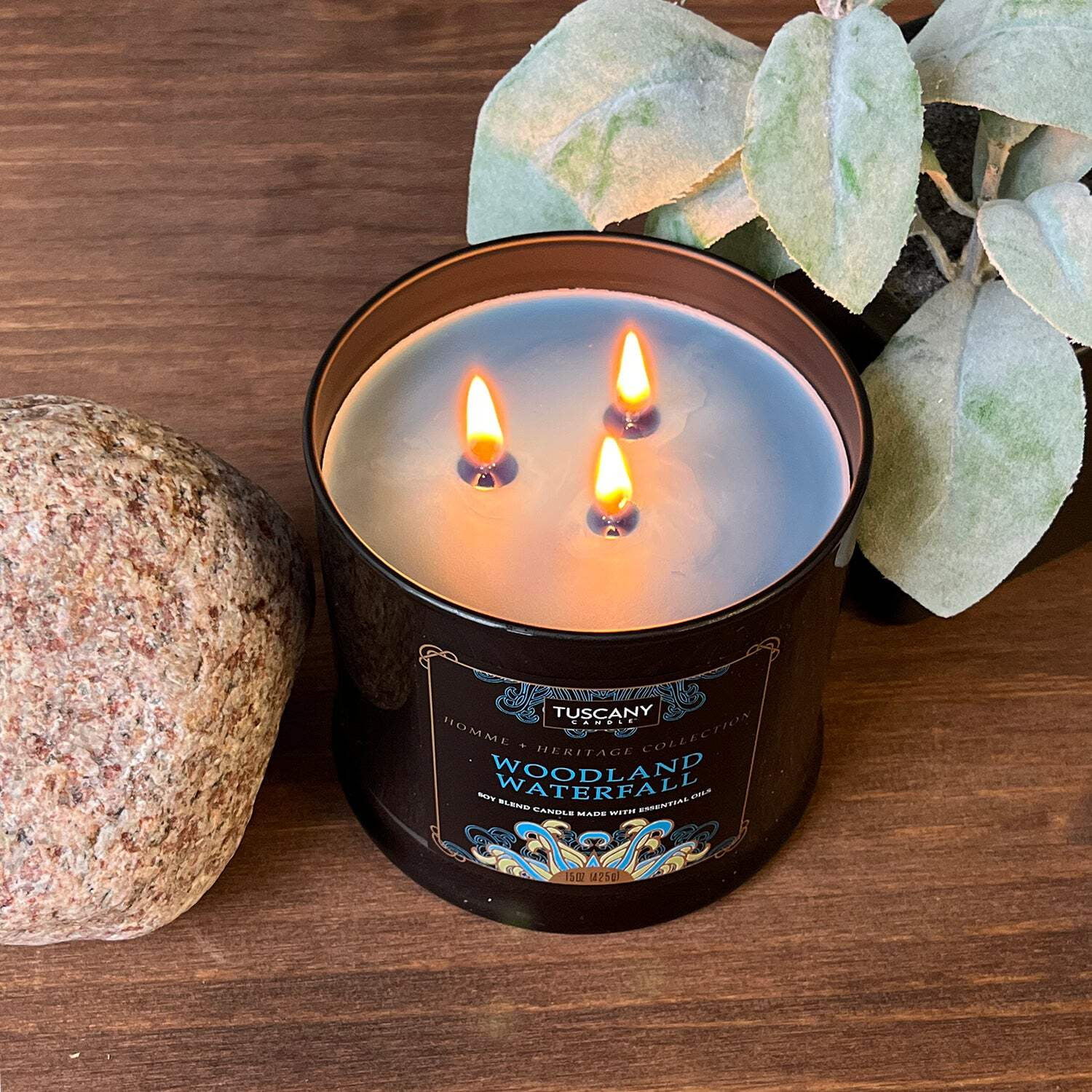 Woodland Waterfall Scented Jar Candle (15 oz) – Homme + Heritage Collection