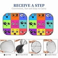 thumbnail image 6 of Kll Doodle Faces Emotions Windshield Sun Shade 2-Piece Foldable Car Front Window Sunshade For Most Sedans Suv Truck- Large, 6 of 7