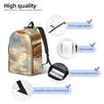 thumbnail image 4 of Lsque Golden Drapes Pillars Clouds Pattern Canvas Daypack, Durable Backpack, High-quality Versatile Backpack,Vintage Compact Backpack-Small, 4 of 6