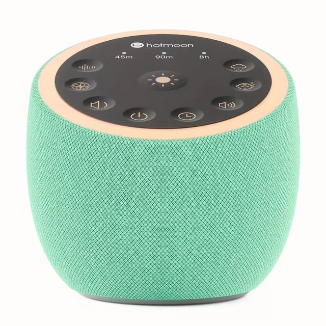 Hotmoon Cocoon White Noise Sound Machine, 40 Soothing Sounds, Memory Function, 8 Mode Night Light, Noise Maker for Deep Sleep, Meditation, Yoga, Focus