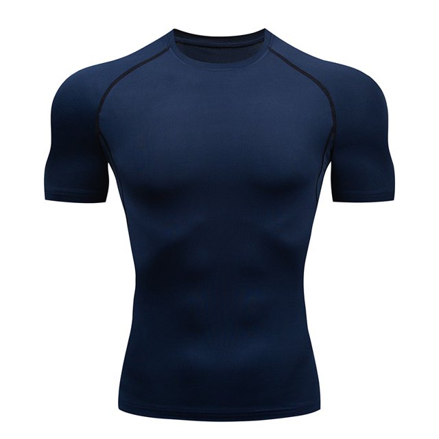 De Manga Corta De Los Hombres De Compresión Ropa Deportiva Traje Estaciones Primavera Gimnasio Ajustada Yoga Conjuntos De Entrenamiento Jogging Running Fitnesspangjing