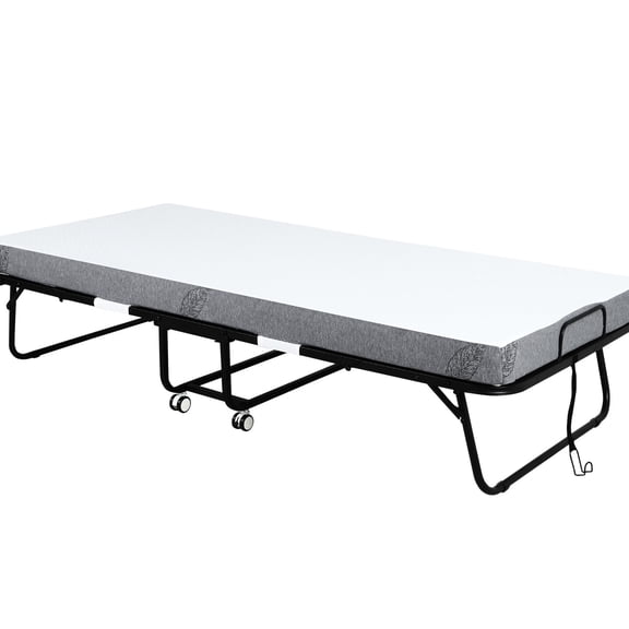 Four Caster Wheels, Easy Transport / Portable Bed for Any Room