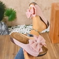 thumbnail image 6 of Wensltd Womens Orthopedic Sandals Comfortable Solid Color Thick Sole Wedge Sandals Summer Casual and Fashionable Pink, 6 of 9