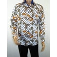 thumbnail image 5 of Mens Sports Dress Shirts By AXXESS From Turkey 100% Egyptian Cotton 622-04 White, 5 of 9