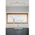 thumbnail image 6 of Kira Home Langford 27" 4-Light Directional Track Wall/Ceiling Light + 4W LED Bulbs, Adjustable Heads, Brushed Nickel, 6 of 9