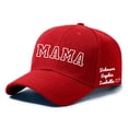 thumbnail image 5 of Gsakboxl Sun Hats for Women Personalized DIY Custom Name Baseball Cap, Customized Mother's Day Birthday Gift Sun Hat for Women, 5 of 7
