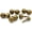 Gold, variant on CRAFTME STUDIO Round Brads Purse Feet Handbag Nailhead Spike Prong Studs, 50 PCS 18 mm (11/16 Inch) (Gunmetal)