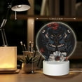 thumbnail image 6 of Naloa Midnight Butterfly Floral Dream Acrylic LED Night Light Custom LED Lights Personalized Nightlight Customized Gifts for Family Couples Friends, 6 of 9