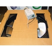 Air Vent Gable Mount 18 Duct 350 CFM Ventilation Fan 35Db for Attic - Plastic