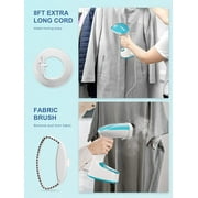 Reemix Steamer for Clothes, Folding Handheld Design Garment Wrinkles Remover, 20g/min Strong Penetrating Steam, 25-Sec Fast Heat-up, for Home, Office and Travel