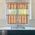 thumbnail image 3 of Kitchen Curtains 24 Inch Short - 3 Panel Set with Cute Cat Paw Pattern, Rod Pocket Window Curtain, 100% Polyester for Pet Lovers Farmhouse, Cafe, Kitchen, Bedroom, Easy Wash, 3 of 6