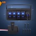 thumbnail image 2 of Switch Box Nilight de 4 canales, 12 V, con cargador PD tipo C y QC 3.0, 2 of 9