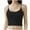 Black, variant on Leesechin Ribbed Camisole Tops for Women with Built-in Bra Straps Cami Layering Tanks
