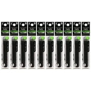 Pilot GPilot Gel Ink Refills for FriXion Ball 3 Gel Ink Multi Pen & FriXion Ball 4 Gel Ink Multi Pen, 0.5mm, Black Ink, Value Set of 10