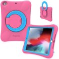 thumbnail image 1 of iPad 9.7 2017/2018 Case for Kids - Lightweight Shockproof Handle Stand Rugged Cover for Apple iPad 6th Generation/Air 2 (Pink/Blue), 1 of 6