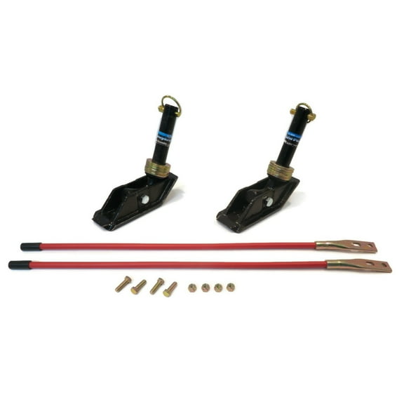 The ROP Shop Buyers Products (2) Plow Shoes & Blade Guides for Boss Power V/XT/DXT, Super EXT